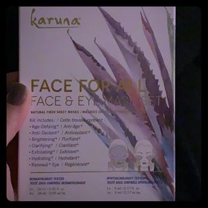 Face and eye mask set